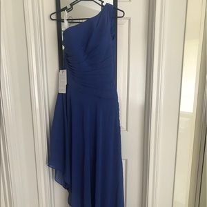 One-shoulder bridesmaid dress